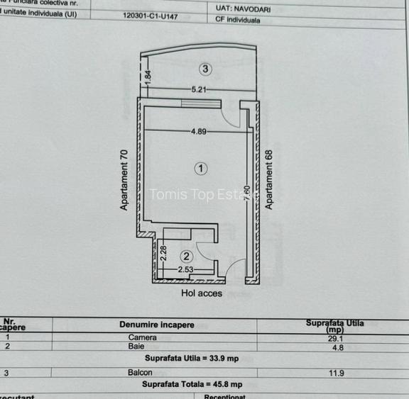 Studio ideal pentru investitie - Casa del Mar - Statiunea Mamaia  - 8
