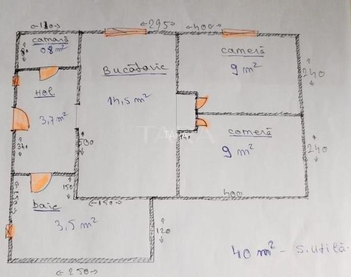 Casa cuplata cu 2 camere zona Plopilor - 4