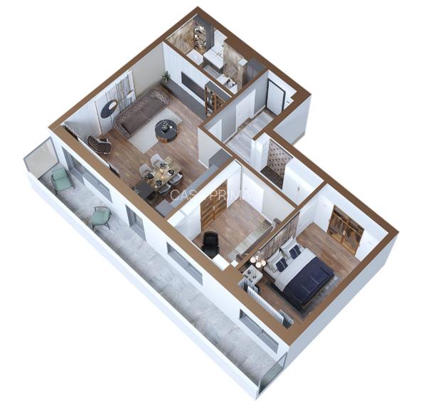 Apartament 3 camere, COPOU NOU 88 MP, Cel mai mare parc rezidential - 3