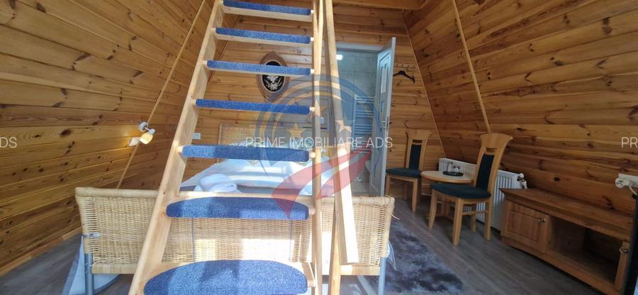 Pensiune 3 stele de vânzare în Călimănești - 8 camere + 2 A-Frame - Teren 5.574 - 30