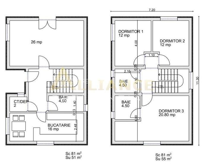 Magurele-Casa Individuala-Central-4 Camere- 3 Bai - 2