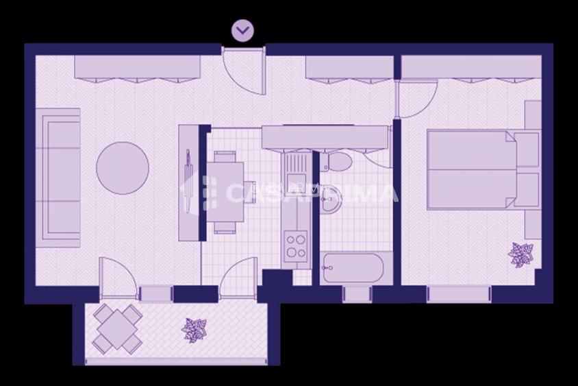 Apartament 2 camere, decomandat, Etaj intermediar, Bloc nou! - 3