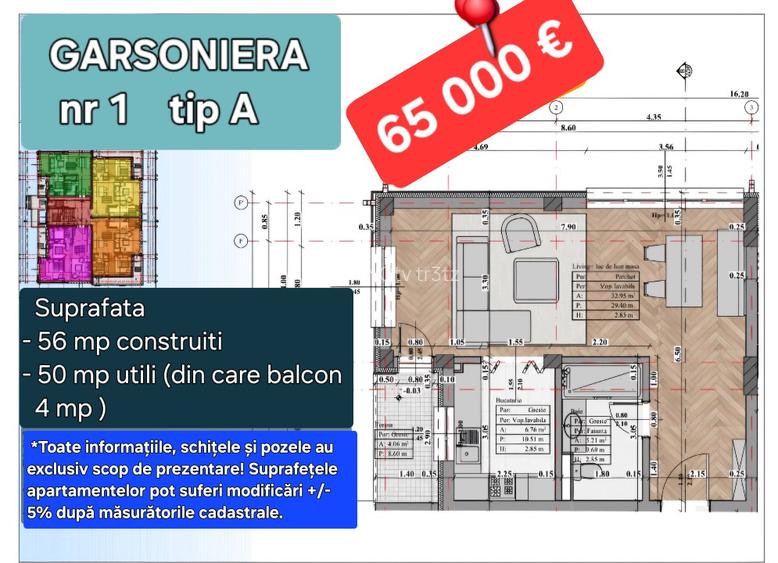 Ap bloc nou cu incalzire in pardoseala  - 7