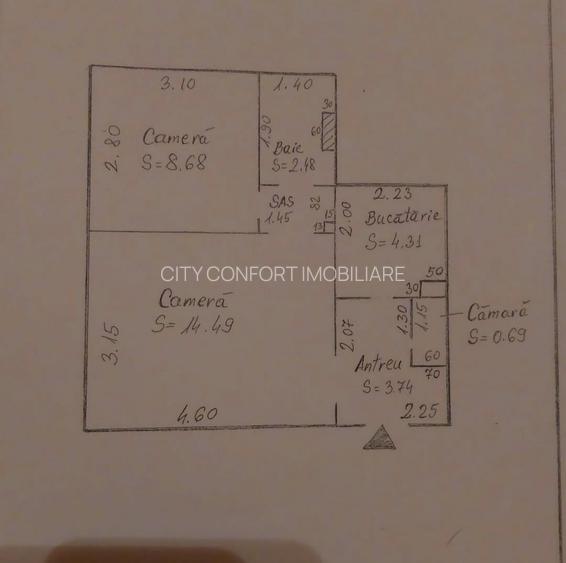 Apartament 2 Camere De Vanzare In Manastur/Aleea Garbau - 7
