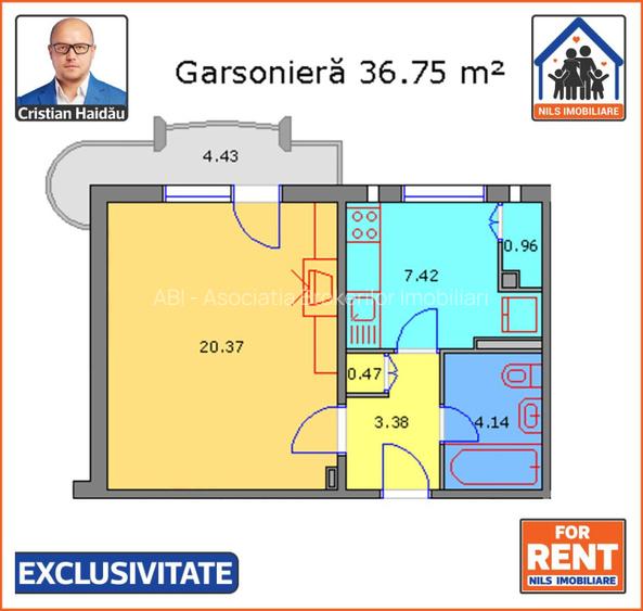 Garsoniera superba de inchiriat la Brancoveanu! Renovata, mobilata - 10