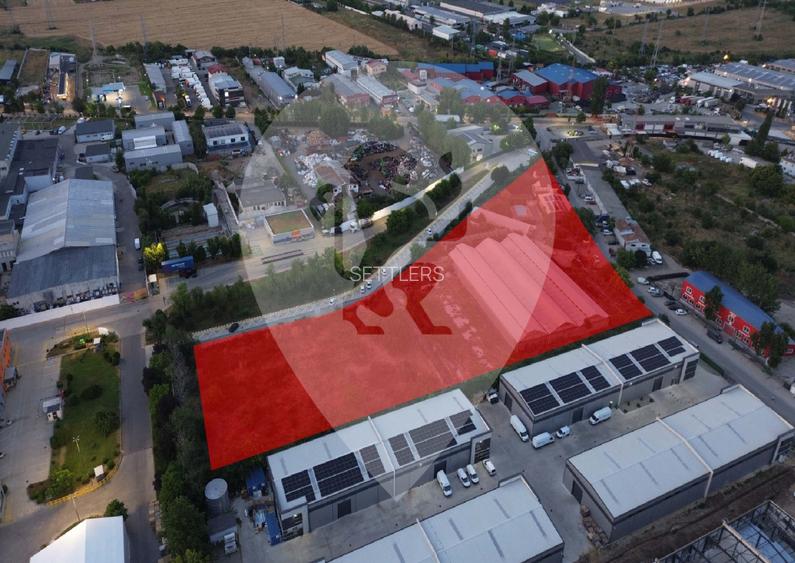 Teren generos- 9000mp- zona preponderent industrial/logistic- Popesti Leordeni - 2