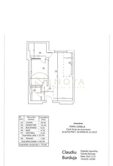 Apartament de 2 camere in zona Pipera rond OMV - 9