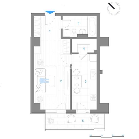 Apartament o camera - bloc nou - Cug - Selgros - 3