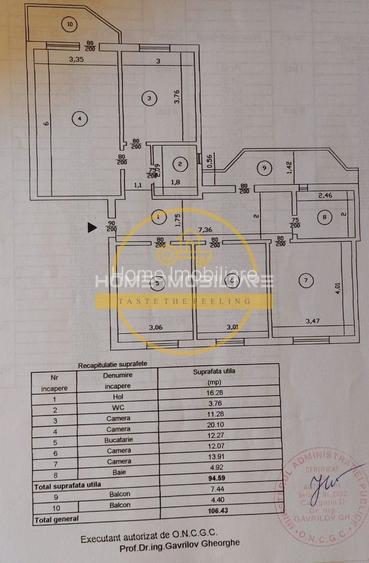 Etaj 1/Apartament 4 Camere-Decomandat 110mp 2 bai-2Balcoane-Esplanada Nicolina! - 14