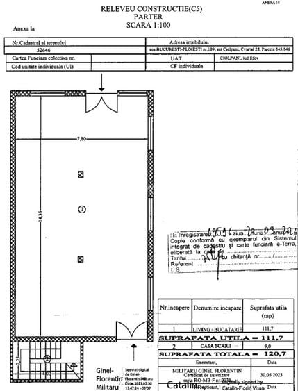 Construcție comercială rezidențială 273mp, spălătorie auto și depozit 127 mp DN1 - 13