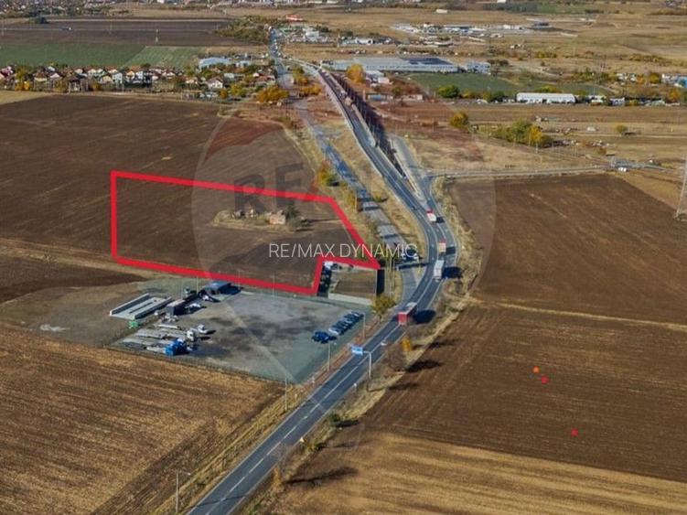 Teren intravilan 13.482 mp pe Centura Nord Arad, front 188 m - 8