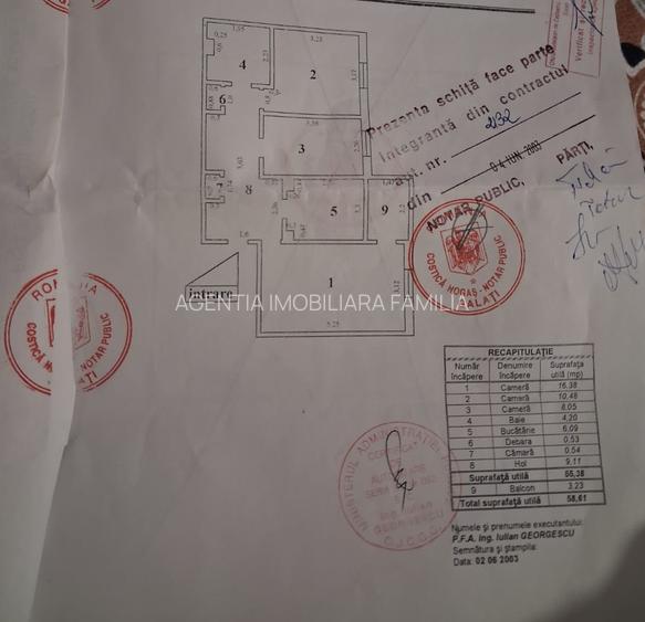 68.ooo euro, apartament 3 camere, decomandat, Micro 16 - 4