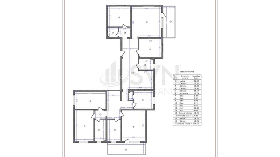 REA1023405 Apartament 6 Camere l Spatios l Sisesti - 17