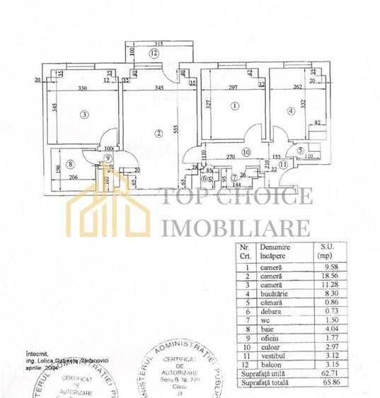 3 CAMERE SPATIOS ION MIHALACHE KISELEFF - BLOC 1982 - 2 LIFTURI - VEDERE SPATE - 1