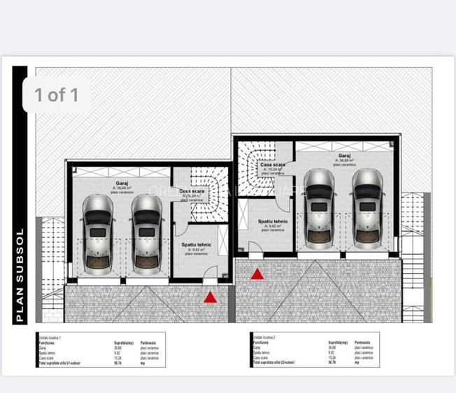Duplex, 160mp utili, 350mp teren, semifinisat, Tăuți – Florești - 8