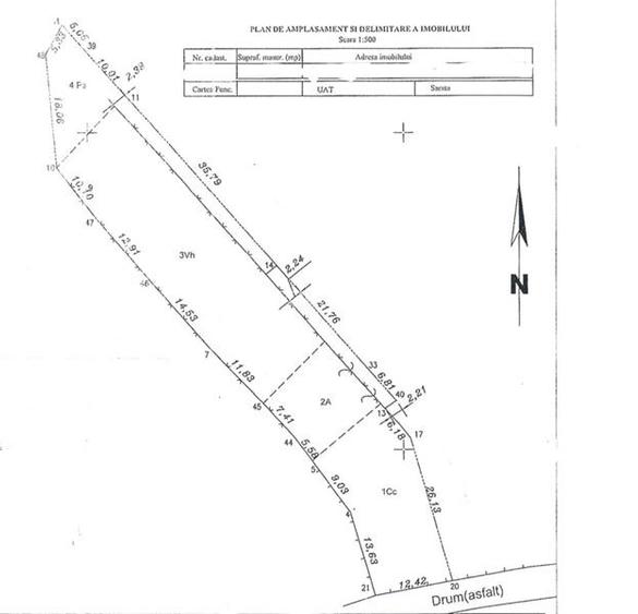 Teren intravilan, Sarata, 1.500mp - 2