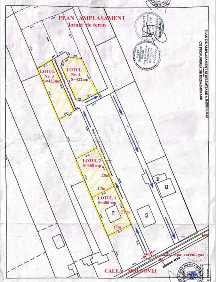 Loturi de teren de vanzare in Bacau,  Calea Moldovei, jud. Bacau - 2
