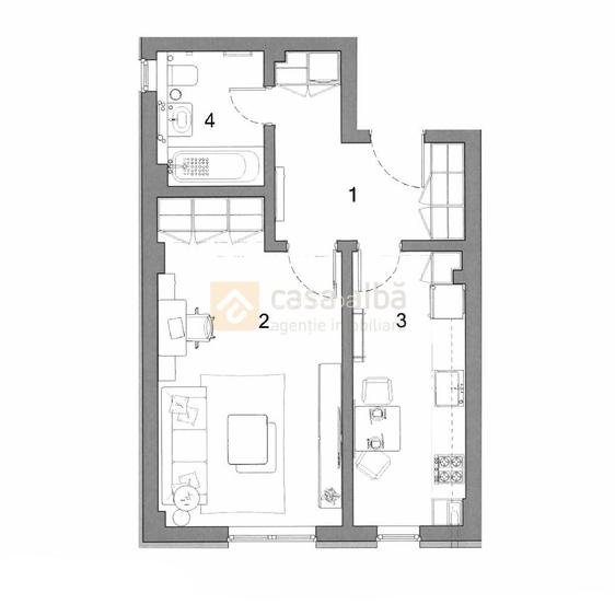 Ultracentral - 1 camera smart home, imobil nou, disponibil mutare - 5