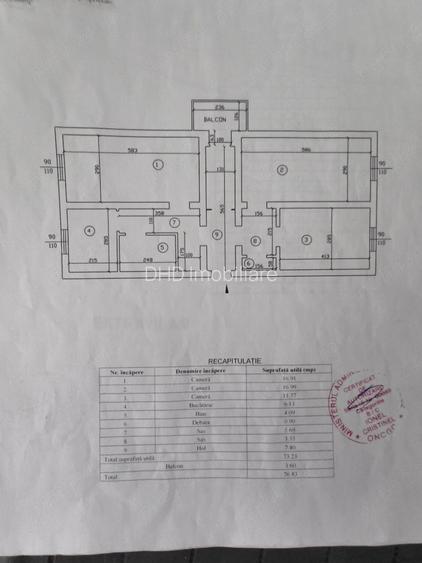 Apartament 3 camere decomandat, et 2, Frumoasa - 4