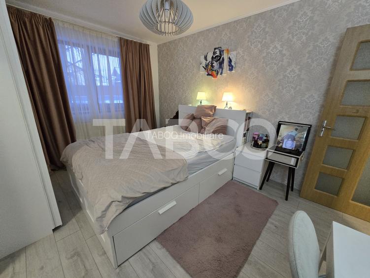 Apartament 3 camere de vanzare decomandat mobilat utilat Tilisca Sibiu - 7