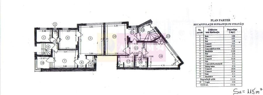 Vila individuala, singur in curte Cotroceni, 16 camere - 9