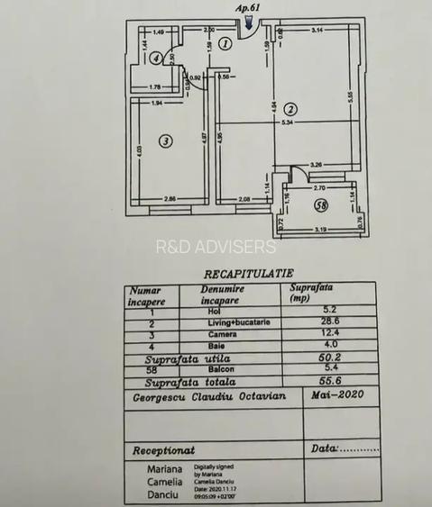 Apartament 2 Camere De Vanzare Mihai Bravu Metrou Bloc Nou - 11