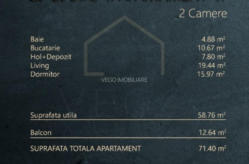 Apartament cu 2 camere in imobil nou, terasa 13 mp, zona Fabricii - 5