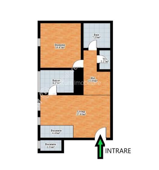 Apartament 2 camere decomandate balcon loc parcare in Lazaret Sibiu - 10