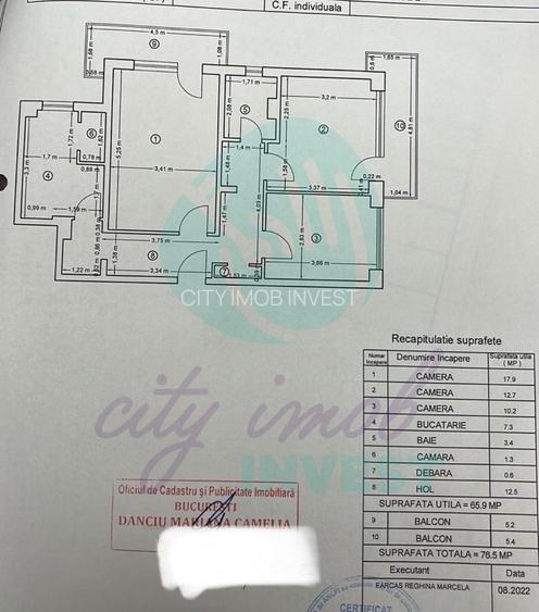 3 camere " LA CHEIE" cu vedere catre Parcul Plumbuita - 20