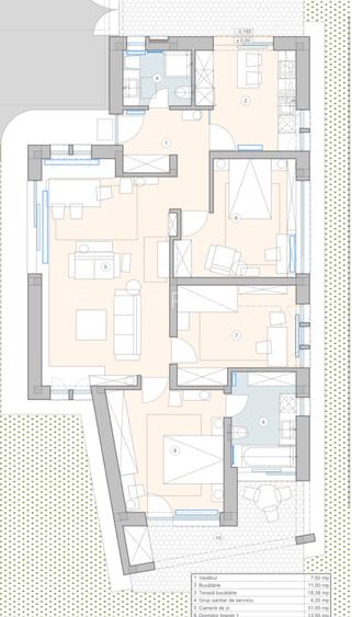 MOCIRA casa pe 1 nivel semifinisata 130mp utili cu teren 5.5ari! - 18