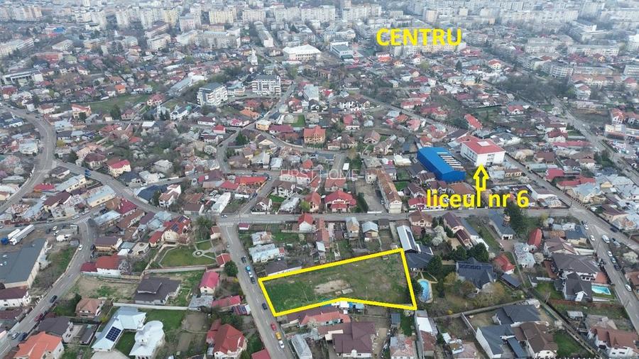 Teren Focsani-CENTRU, 2.782 mp, D=30 ml, comision 0% - 3