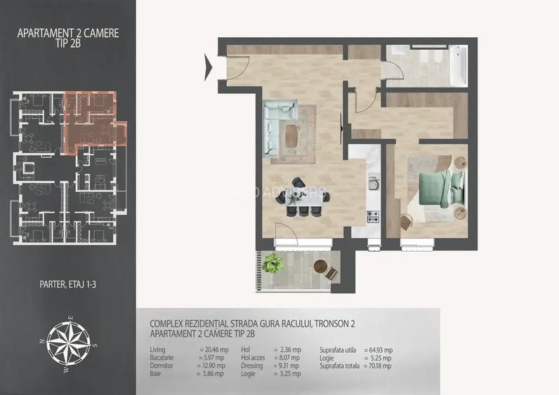 NOU Apartament 2 camere pozitionare excelenta langa metrou Dezvoltator - 5