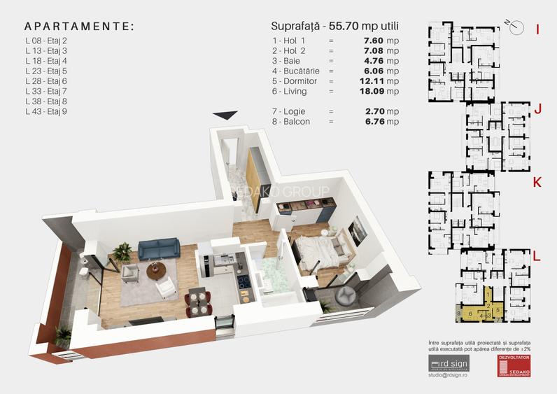 Dezvoltator.Apartament Nou.Ocupabil imediat. - 4