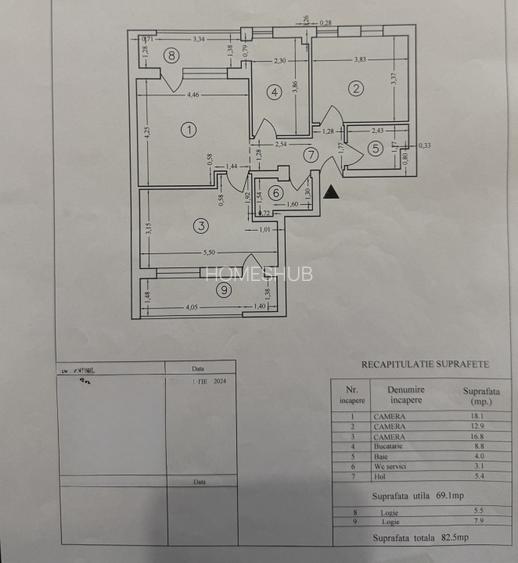 0% | Apartament 3 camere, 83 mp, două balcoane & două băi | zona Ferdinand - 18