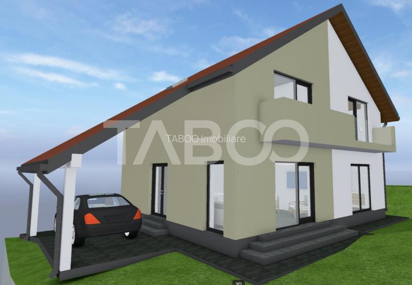 Casa individuala 5 camere curte 500 mpu 127 mpu de vanzare Selimbar - 10