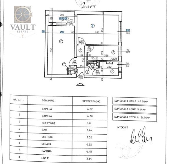 Apartament 2 camere - DECOMANDAT - zona BERCENI / EMIL RACOVITA  - 7