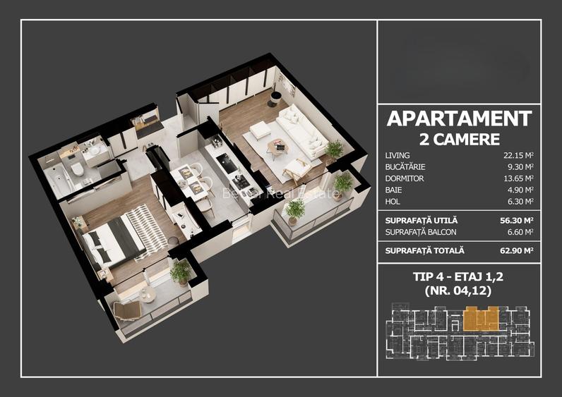 Bloc tip boutique – Popesti Leordeni | Studio- Apartamente 2-3 camere - 5