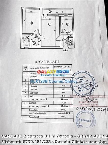 Apartament 2 camere Bd Obregia etaj 2 aproape Grand Arena 50 mp - 6