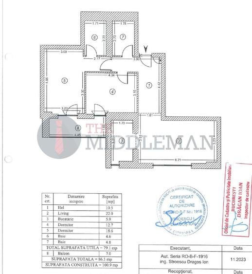 One Cotroceni Park I 3 camere I Facilitati exclusive I - 14