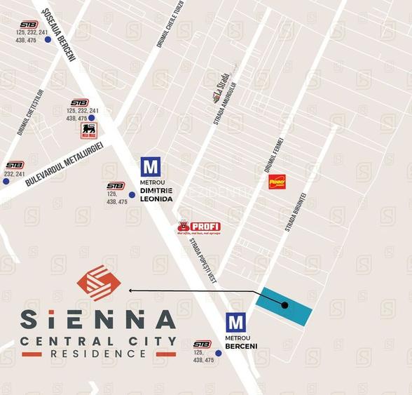 Apartament tip studio, bucatarie mobilata, acces metrou Berceni - 12