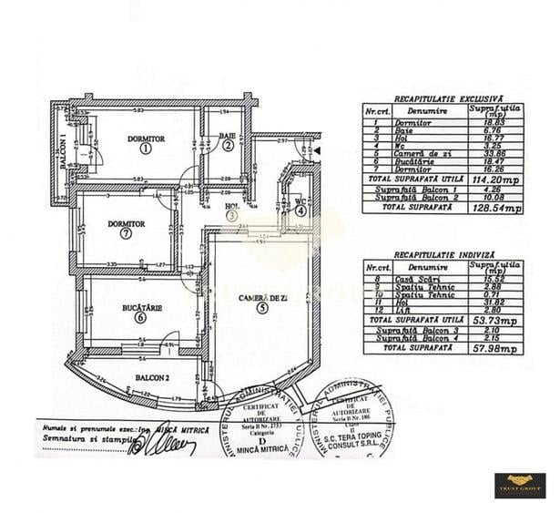 Herastrau | 3 camere | 128mp | 2 locuri de parcare + boxa - 24