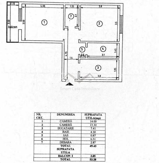 Apartament 2 camere decomandat Nicolina-Cug - 7