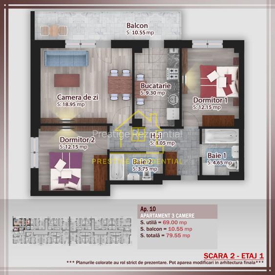 3Cam – TITAN-PALLADY – Metrou – Decom – 79,55 mp – CT - 6