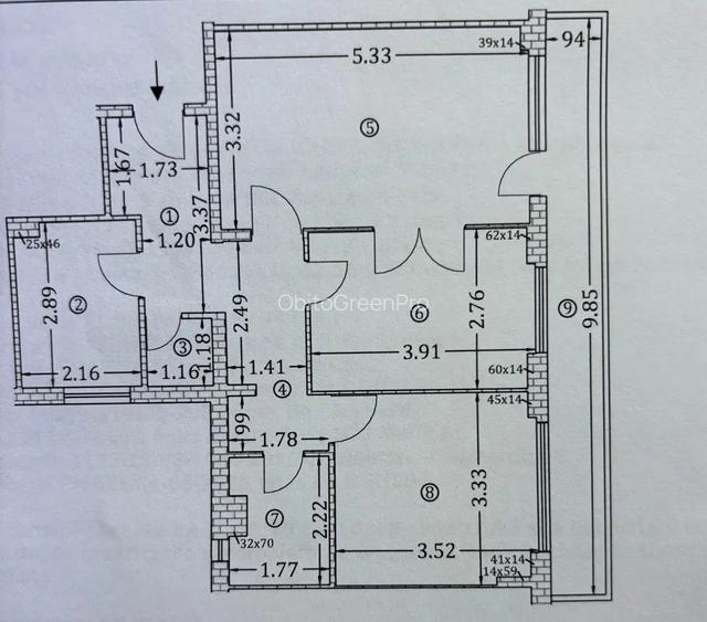 Metrou Raul Doamnei 3 camere Bulevard - 7