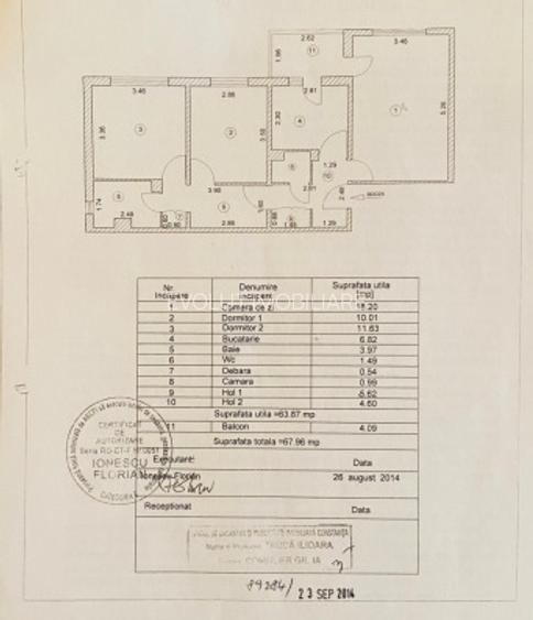 Apartament 3 camere de vânzare – Zona Dacia - 14