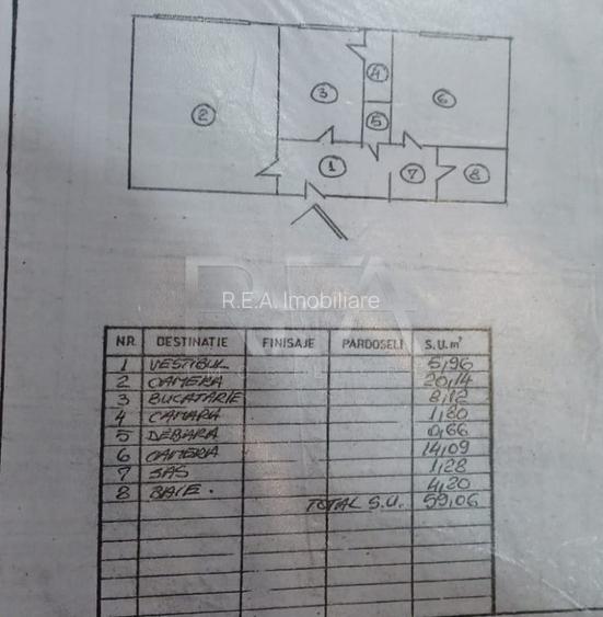 Apartament cu 2 camere  Nerva Traian - 7