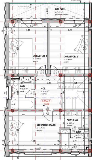 Duplex 4 camere, 180mp + demisol open-space, 280 mp teren, Narciselor, Florești - 16