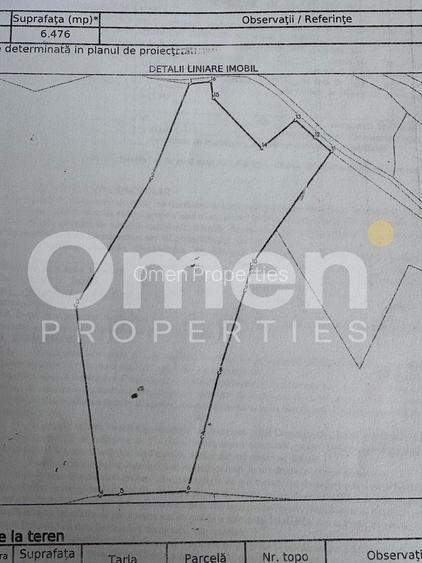 Teren intravialn | 6476 mp | Ulmoasa | zonă superbă - 6