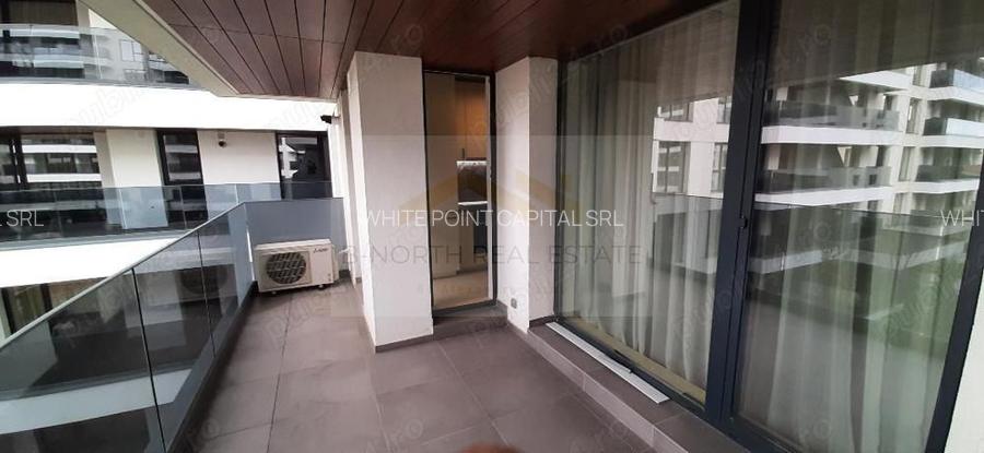 Apartament de închiriat 2 camere Nusco City Pipera | Vedere către grădina - 9