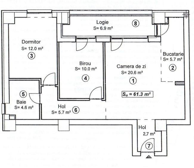 Apartament 3 Camere - 650 euro -  City of Mara - 8